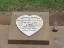 
Tracey Lea LONG,
daughter sister,
died 14 Feb 1975 aged 17 months;
Jandowae Cemetery, Wambo Shire
