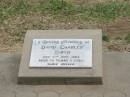 
David Charles SMITH,
brother,
died 11 June 1983 aged 68 years 6 months;
Jandowae Cemetery, Wambo Shire
