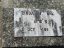 
Michael John MANSTONE,
died 29 Aug 1956;
Linda Joanne PETERS,
died 14 Oct 1960;
Kalbar General Cemetery, Boonah Shire
