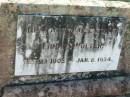 
Minnie WOLTER,
23 Feb 1903 - 8 Jan 1934;
Kalbar General Cemetery, Boonah Shire
