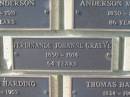
Ferdinande Johanne GRAEVE,
1850 - 1914 aged 64 years;
Engelsburg Methodist Pioneer Cemetery, Kalbar, Boonah Shire
