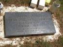 
Verna Dorothy LEARMONTH, formerly MORRIS,
mother grandmother great-grandmother,
15-5-1921 - 18-6-2000,
children Keith, Malcolm, Jill & Susan;
Kandanga Cemetery, Cooloola Shire
