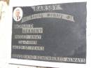 
Ronald Herbert BARSBY,
died 24-7-1993 aged 67 years;
Kandanga Cemetery, Cooloola Shire

