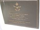 
E.G. WIELAND,
died 24 May 2001 aged 86 years,
husband of Ivy,
father of Marlene & Janis;
Kandanga Cemetery, Cooloola Shire
