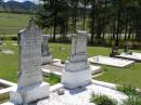 
Emily EVERETT, wife mother,
died 16 Jan 1914 aged 42 years;
Daisy Evelyn EVERETT,
daughter sister,
died 1 July 1907 aged 3 years 6 months;
William EVERETT, husband father,
died 12 Feb 1931 aged 67 years;
Kandanga Cemetery, Cooloola Shire
