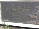 
Cecil Robert (Bill) JONES,
father grandfather brother brother-in-law uncle,
died 21-8-1998 aged 72 years;
Kandanga Cemetery, Cooloola Shire
