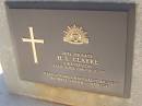 
H.S. CLARKE,
died 26 June 1967 aged 70 years,
wife Sarah;
Sarah CLARKE, aunt, wife of Horrie,
born 9-1-1906 died 5-5-1985;
Kandanga Cemetery, Cooloola Shire
