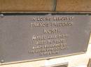 
Francis Frederick WORTH,
died 7-1-91 aged 76 years,
remembered by wife & family;
Kandanga Cemetery, Cooloola Shire
