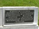 
William Edward SPENCER,
husband father stepfather,
died 11 June 1919 aged 57 years;
Agnes Clarke SPENCER,
mother,
died 13 Aug 1945 aged 74 years;
Kilkivan cemetery, Kilkivan Shire

