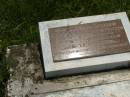 
Ela Nora Elizabeth STRINGER,
mother,
died 31 Oct 1970;
Kilkivan cemetery, Kilkivan Shire
