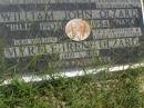
William John (Bill) OLZARD,
husband father grandfather great-grandfather,
1908 - 1984;
Myrtle Irene (Nana) OLZARD,
mother grandmother great-grandmother,
1909 - 2004;
Kilkivan cemetery, Kilkivan Shire

