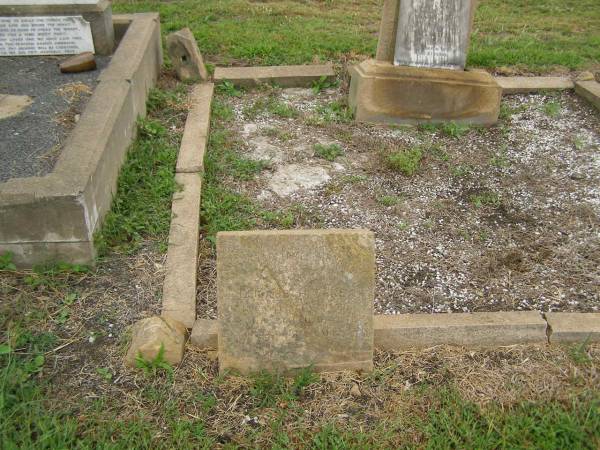 Mary Ann CAREY,  | died 10 Nov 1914 aged 69 years;  | John,  | died 20 Oct 1917 aged 80 years;  | Henry Walter,  | died 22 Oct 1888 aged 10 years;  | Elizabeth,  | born 12? July 1871,  | died March 1892 aged 21 years;  | Killarney cemetery, Warwick Shire  | 