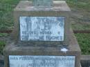
James,
husband of Catherine HUGHES,
died 2 Feb 1921 aged 76 years;
Mary,
daughter,
died 19 Nov 1898 aged 2 years;
Catherine,
wife,
died 11 Nov 1929 aged 74 years;
Killarney cemetery, Warwick Shire
