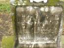 
Dorothy,
daughter of W. & J?. PASCOE,
died 15 Oct 1910 aged 6 years;
Killarney cemetery, Warwick Shire
