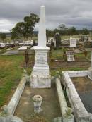 
John ARBUTHNOT,
died 13 Nov 1935 aged 72 years 4 months;
Killarney cemetery, Warwick Shire
