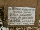 
parents;
Ada GLASBY,
died 6 Dec 1937;
James GLASBY,
died 7 April 1939;
Killarney cemetery, Warwick Shire
