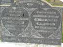 
Margaret Elizabeth WHITWORTH,
mother,
died 30 April 1951 aged 65 years;
George Alfred WHITWORTH,
husband father brother,
died 22 May 1946 ageed 53 years;
Killarney cemetery, Warwick Shire
