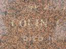 
Colin C. MADSEN,
husband,
died 16 Oct 1967 aged 36 years;
Killarney cemetery, Warwick Shire
