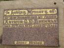 
Arthur G.E. BRENNAN,
husband father,
died 25 Jan 1975 aged 61 years;
Killarney cemetery, Warwick Shire
