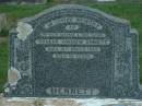 
Robert Andrew BENNETT,
husband father,
died 14 March 1945 aged 45 years;
Killarney cemetery, Warwick Shire
