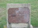 
George R. MEDHURST,
brother,
died 9? Oct 1964 aged 75 years;
Killarney cemetery, Warwick Shire

