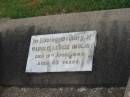 
Harold Leslie INGLIS,
died 12 April 1948 aged 63 years;
Killarney cemetery, Warwick Shire
