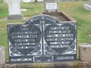 
William RACH,
father,
died 30 Sept 1977 aged 62 years;
Ethel May RACH,
wife mother,
died suddenly 19 June 1953 aged 38 years;
Killarney cemetery, Warwick Shire
