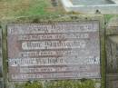 
Ann DUMIGAN,
mother,
died 31 Jan  1961
Arthur Richard DUMIGAN,
father,
died 31 Jan 1952;
erected by family;
Killarney cemetery, Warwick Shire

