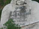 
George,
son of T. & M.E. BURGESS,
died Jan 1915 aged 26 years;
Killarney cemetery, Warwick Shire
