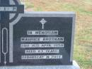 
Maurice BROSNAN,
died 15 April 1954 aged 63 years;
Killarney cemetery, Warwick Shire
