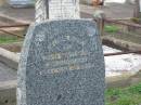 
Beryl BRAITHWAITE,
died 17 Feb 1944 aged 2 years 7 months;
Killarney cemetery, Warwick Shire
