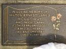 
Hilton Ernest James HOLLOWAY,
died 25 Feb 2000 aged 80 years,
dad grandad;
Lawnton cemetery, Pine Rivers Shire

