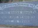 
Ethel Rovena SHAILER,
died 13? Nov 1975 aged 82 years;
Lawnton cemetery, Pine Rivers Shire
