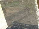 
Henry WHITE,
died 22 May 1961 aged 87 years;
Margaret WHITE,
died 9 Aug 1967 aged 87 years;
Lawnton cemetery, Pine Rivers Shire

