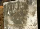 
Gertrude HITTRICH,
born 9 Oct 1901,
died 24 Nov 1971;
Lawnton cemetery, Pine Rivers Shire
