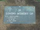 
Olive ABERCROMBIE,
died 11 Jan 1988 aged 53 years 8 months;
Lawnton cemetery, Pine Rivers Shire
