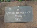 
Eric RYAN,
died 22 March 1987 aged 1 day;
Lawnton cemetery, Pine Rivers Shire
