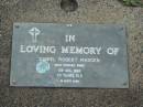 
Daniel Robert MADDEN,
died 11 Aug 1988 aged 70 years;
Lawnton cemetery, Pine Rivers Shire
