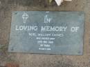 
Noel William CAYNES,
died 24 May 1988 aged 36 years;
Lawnton cemetery, Pine Rivers Shire
