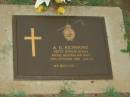 
A.G. RICHMOND,
died 2 Oct 1985 aged 47 years;
Lawnton cemetery, Pine Rivers Shire
