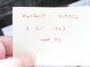 
Herbert SIPPEL, husband father,
died 3 July 1956 aged 54 years;
Lockrose Green Pastures Lutheran Cemetery, Laidley Shire
