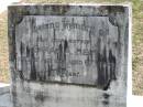 
mother Sarah A. HEIN died 3 Aug 1938 aged 67 years;
Logan Village Cemetery, Beaudesert
