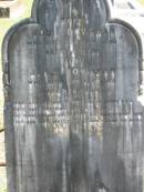 
Louie DOWNMAN died 21 Nov 1892 aged 20 years;
Janie DOWNMAN died 21 Nov 1892 aged 12 years;
Logan Village Cemetery, Beaudesert
