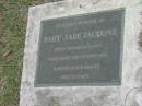 
Baby Jane IACUONE, B: 29 Oct 1985, D: 31 Oct 1985
Logan Village Cemetery, Beaudesert
