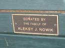 
Aleksy J. NOWIK;
Logan Village Cemetery, Beaudesert Shire
