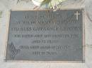 
Charles Lawrence LETCHER,
died 21 Dec 1992 aged 72 years,
husband, father of Gary;
Logan Village Cemetery, Beaudesert Shire
