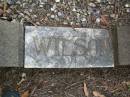 
Roger Ness WILSON,
died 15 Dec 1949 aged 71 years;
Ada Ness WILSON,
died 28 Sept 1947 aged 72 years;
Lower Coomera cemetery, Gold Coast
