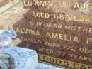 
William Hedley PASCOE
3 Aug 1961, aged 68
Alvina Amelia PASCOE
10 Dec 1974, aged 77
Lowood General Cemetery

