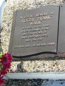 
Roger Frank WARK
b: 26 May 1925, d: 25 Sep 1987
(husband of Fay, father of Lanie, Dick, Steve)
Lowood General Cemetery

