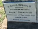 
Robert BERNHAGEN
14 Sep 1976, aged 81
Lowood General Cemetery


